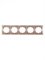 Рамка 5-м Mira горизонт. свет. корич. LEZARD 701-3100-150 249507 - фото 16758795