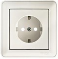 Розетка 1-м СП W59 16А IP20 с заземл. защ. шторки в сборе бел. SE RS16-152-18 72093 - фото 16759218