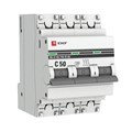 Выключатель автоматический модульный 3п C 50А 4.5кА ВА 47-63 PROxima EKF mcb4763-3-50C-pro 50625 - фото 16759390