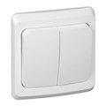 Выключатель 2-кл. СП Этюд 10А IP20 бел. SE BC10-002B 87917 - фото 16759469
