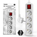 Удлинитель 4х3м с заземл. с выкл. 10А 3х1.5 TOKOV LIGHT TKL-C01-BU4-3-1.5-ZV 1909843 - фото 16759955