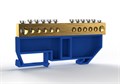 Шина нулевая на DIN-изоляторе 8х12мм 12 отвер. латунь TOKOV ELECTRIC TKE-BCB-812-12-DIN/N 1855438 - фото 16760178