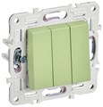 Выключатель 3-кл. SKANDY 10А SK-V11G мятный IEK SK-V30-0-10-K06 1835569 - фото 16760255