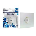 Розетка 1-м СП Pixel 16А IP20 с заземл. защ. шторки в сборе перламутр. TOKOV ELECTRIC TKE-PX-R1FZSF-C04 1792297 - фото 16760421