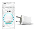 Вилка прямая 6А 250В без заземл. бел. TOKOV ELECTRIC TKL-PL-C01 1745035 - фото 16760458