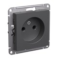 Розетка AtlasDesign 16А без заземл. без шторок механизм базальт SE ATN001441 1741204 - фото 16760481