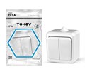 Выключатель 2-кл. ОП Dita IP54 10А 250В бел. TOKOV ELECTRIC TKL-DT-V2-C01-IP54 1710647 - фото 16760588