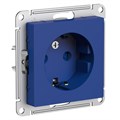 Розетка AtlasDesign 16А с заземл. защ. шторки механизм аквамарин SE ATN001145 1712724 - фото 16760663