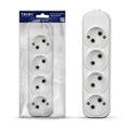 Колодка удлинителя 4-м 10А без заземл. АБС-пластик бел. TOKOV ELECTRIC TKE-C01-KU4 1685664 - фото 16760722