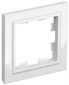 Рамка 1-м Brite РУ-1-БрБ бел. IEK BR-M12-K01-PRO 1670690 - фото 16760776