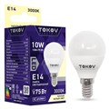 Лампа светодиодная 10Вт G45 3000К Е14 176-264В TOKOV ELECTRIC TKE-G45-E14-10-3K 1660393 - фото 16760810