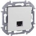 Розетка компьютерная Inspiria RJ45 кат.5E UTP бел. Leg 673825 1657334 - фото 16760831