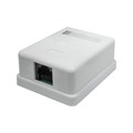 Розетка компьютерная 1-м 8P8C (RJ-45) UTP кат.5E SUPRLAN 10-0307 1636085 - фото 16760874