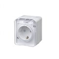 Розетка 1-м ОП AtlasDesign Profi54 16А IP54 250В с заземл. защ. шторки бел. SE ATN540145 1616133 - фото 16760921