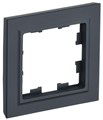 Рамка 1-м BRITE РУ-1-БрГ графит IEK BR-M12-K53 1617306 - фото 16760940