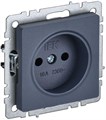 Розетка 1-м СП BRITE РС10-1-0-БрМ 10А без заземл. без защ. шторок механизм маренго IEK BR-R10-10-K35 1617384 - фото 16760955