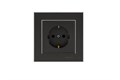 Розетка 1-м СП Karea 16А IP20 с/з дым. металлик Makel 56050028 1589879 - фото 16761129