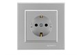 Розетка 1-м СП Karea 16А IP20 с/з сереб. Makel 56065028 1589936 - фото 16761132