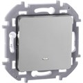 Переключатель 1-кл. Inspiria 10А IP20 250В 10AX с подсветкой / индикацией механизм алюм. Leg 673662 1445185 - фото 16761319