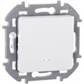 Выключатель 1-кл. Inspiria 10А IP20 250В 10AX с подсветкой/индикацией механизм бел. Leg 673610 1445147 - фото 16761324