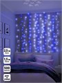 Гирлянда "Занавес" 500 LED 250х150см уличная соед. до 6 мод. син./бел. SHLights 4690601041302 515244 - фото 16761881