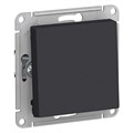Выключатель 1-кл. СП AtlasDesign 10А IP20 (сх. 1) 10AX с самовозвратом механизм карбон SE ATN001015 1240529 - фото 16761985