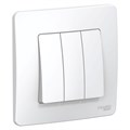 Выключатель 3-кл. СП Blanca 10А IP20 (сх. 1+1+1) 250В бел. SE BLNVS100501 1210254 - фото 16762140
