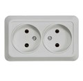 Розетка 2-м ОП Bolleto 7102 16А IP20 бел. ASD / IN HOME 4680005959822 464651 - фото 16762175