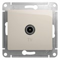Розетка телевизионная оконечная TV 1-м СП Glossa 1дБ механизм молочн. SE GSL000991 463216 - фото 16762179