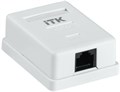 Розетка компьютерная 1-м ОП RJ45 кат.5E UTP бел. ITK CS2-1C5EU-12 301947 - фото 16762398