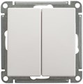 Переключатель проходной 2-кл. СП W59 10А IP20 10AX механизм бел. SE VS610-256-1-86 404608 - фото 16762417