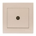 Розетка телевизионная оконечная TV СП Rain крем. LEZARD 703-0303-130 388722 - фото 16762474