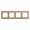 Рамка 4-м Glossa горизонт. титан SE GSL000404 1063769 - фото 16762678