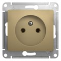 Розетка 1-м СП Glossa 16А IP20 без заземл. механизм титан SE GSL000441 1063790 - фото 16762700