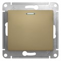 Выключатель 1-кл. СП Glossa 10А IP20 (сх. 1а) 10AX с подсветкой механизм титан SE GSL000413 1063778 - фото 16762705
