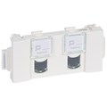 Розетка компьютерная 2-м СП 4мод. Mosaic RJ45 кат.5E UTP CD с механизмом быстр. подключ. механизм бел. Leg 076541 1018042 - фото 16762776