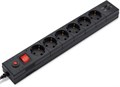 Удлинитель с сетевым фильтром 6х1.8м с заземл. 10А IP20 BU-SP1.8_USB_2A 2.2кВт 2хUSB CCA черн. BURO 992310 266671 - фото 16762780