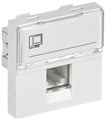 Розетка компьютерная 2мод. Праймер РКИ-20-00-П RJ45 кат.5E UTP механизм IEK CKK-40D-RI2-K01 210559 - фото 16763122