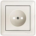 Розетка 1-м СП W59 16А IP20 без заземл. защ. шторки бел. SE RS16-151-18 72092 - фото 16763282