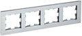 Рамка 4-м BRITE РУ-4-1-БрА металл алюм. IEK BR-M42-M-K47 1679808 - фото 16763672
