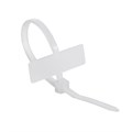 Хомут кабельный 2.5х100 под маркер нейл. бел. (уп.100шт) Rexant 07-0106 1253982 - фото 16763740
