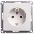 Розетка 1-м СП W59 16А IP20 с заземл. без защ. шторок механизм бел. SE RS16-154-1-86 1193361 - фото 16763748