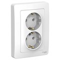 Розетка 2-м СП Blanca 16А IP20 250В с заземл. без защ. шторок бел. SE BLNRS001021 1210264 - фото 16763753