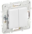 Выключатель проходной 2-кл. SKANDY 10А SK-V05W арктич. бел. IEK SK-V22-0-10-K01 1835532 - фото 16764269