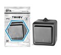 Переключатель 1-кл. ОП Dita IP54 10А 250В карбон TOKOV ELECTRIC TKL-DT-P1-C14-IP54 1792453 - фото 16764439