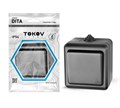 Выключатель 1-кл. ОП Dita IP54 10А 250В карбон TOKOV ELECTRIC TKL-DT-V1-C14-IP54 1792450 - фото 16764441