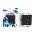 Выключатель 1-кл. СП Pixel 10А IP20 с индикатором механизм карбон TOKOV ELECTRIC TKE-PX-V1I-C14 1792315 - фото 16764453