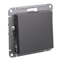 Переключатель 1-кл. AtlasDesign (сх. 6) 10AX механизм базальт SE ATN001461 1742038 - фото 16764517