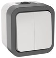 Выключатель 2-кл. ОП TORS 10А IP55 TS205 бел. IEK TS-V20-0-10-55-K41 1761231 - фото 16764578