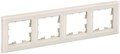 Рамка 4-м BRITE РУ-4-2-БрВа стекло ванильн. IEK BR-M42-G-K10 1679830 - фото 16764792